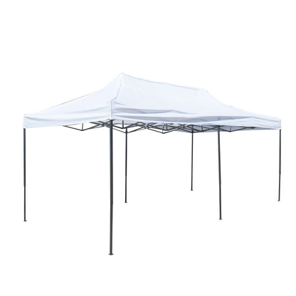 3m x 6m fehér zászlós sátor, állítható magasságú, összecsukható Breckner Germany