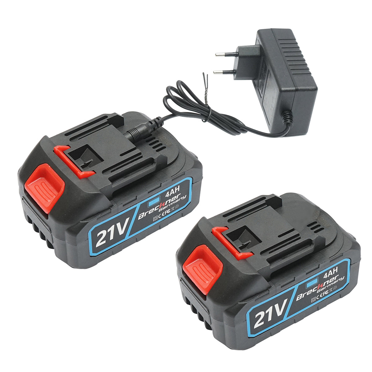 Mini elektromos fűrész 700W, 2 Li-ion akkumulátorral 21V/4Ah, 200mm (8 inch) Breckner Germany