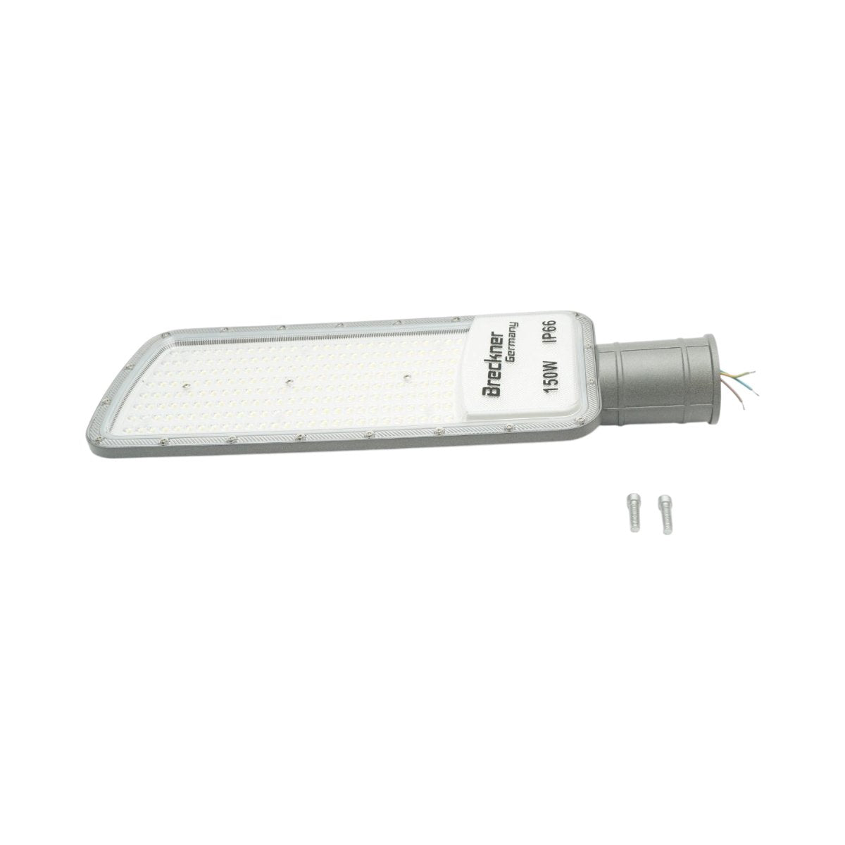LED közúti világítólámpa 150W, 100-265V, 6500K, 16500lm oszlopra szerelhető 485x170x25mm IP66 Breckner Germany