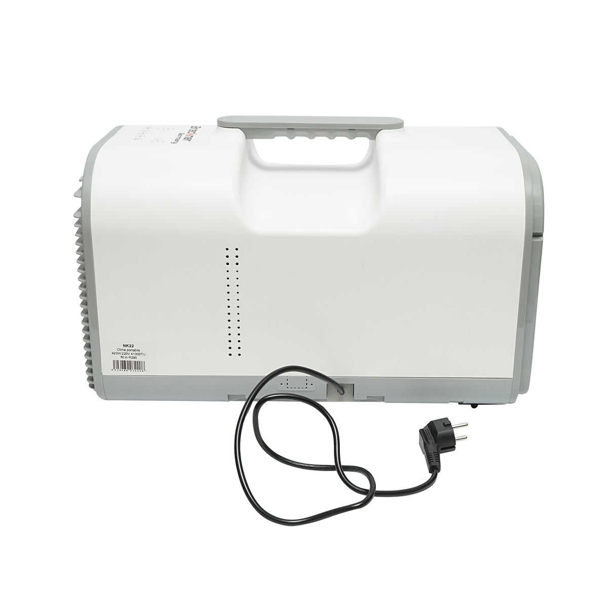 Hordozható légkondicionáló 4100 BTU, 420W, 220V párátlanító funkcióval, szellőztetéssel, távirányítóval, alvó üzemmóddal, szerelési készlet tartozék Breckner Germany