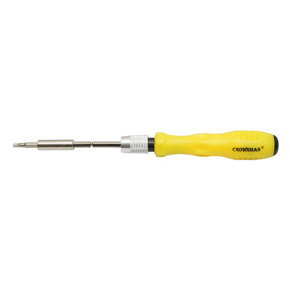 Precíziós csavarhúzó készlet bitekkel, torx, hex 30 darab Crownman