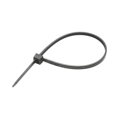 Fekete műanyag nyaklánc 2.5x120mm 100 db/készlet Breckner Germany