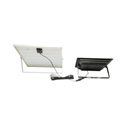 Breckner Germany 200W LED reflektor, 6500K napelemes panellel 15W, LiFePO4 10000mAh akkumulátor és távirányító IP67