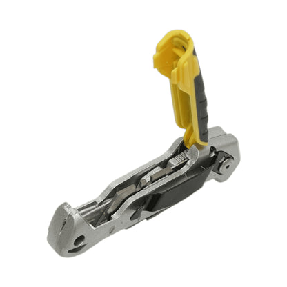 Professzionális összecsukható kés 19 mm-es SK5 acél pengével, alumínium testtel Heavy Duty Crownman