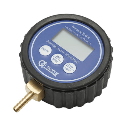 Üzemanyagnyomás és vákuum teszter készlet, digitális nyomásmérő 0-20 PSI Breckner Germany