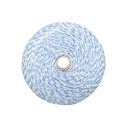Kék-fehér huzal 2mm 6x0.2mm SS 3.8 Ohm/m, 1000m elektromos kerítés