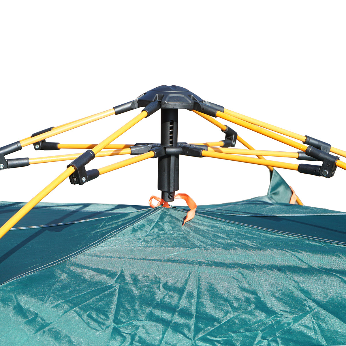 Kemping sátor 2 fő részére, összecsukható, automatikusan felnyitható, vízálló, UV védelemmel és rovarhálóval 210x210x145cm