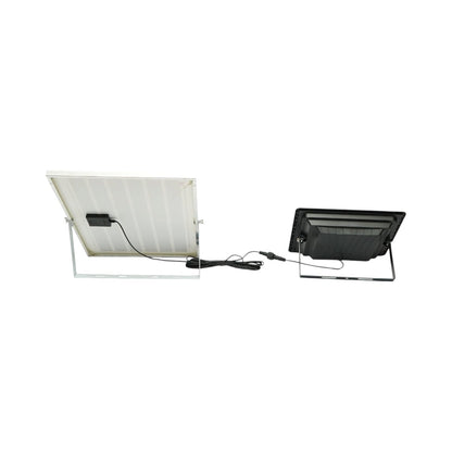 LED reflektor 100W, 6500K napelemes panellel 12W, LiFePO4 8000mAh akkumulátor és távirányító IP67 Breckner Germany