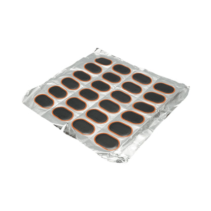 Ovális vulkanizáló foltok 33x53mm belső csövekhez 24 db/készlet Maruni made in Japan