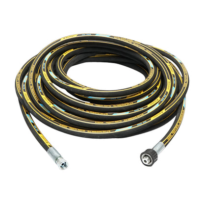 17 m-es tömlődob DN8 1SN 22x1,5 mm-es csatlakozóval és 3/8" megerősítéssel a végeken