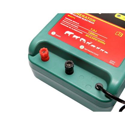 Impulzusgenerátor készülék AC230V/50Hz 7.5 Joule, 120km elektromos kerítéshez Breckner Germany