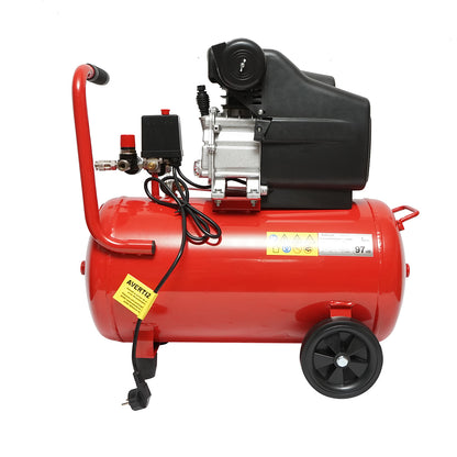 Légkompresszor 50L teljesítmény 1.5kW/2CP maximális nyomás 8 Bar, szívólevegő térfogat 184L Breckner Germany
