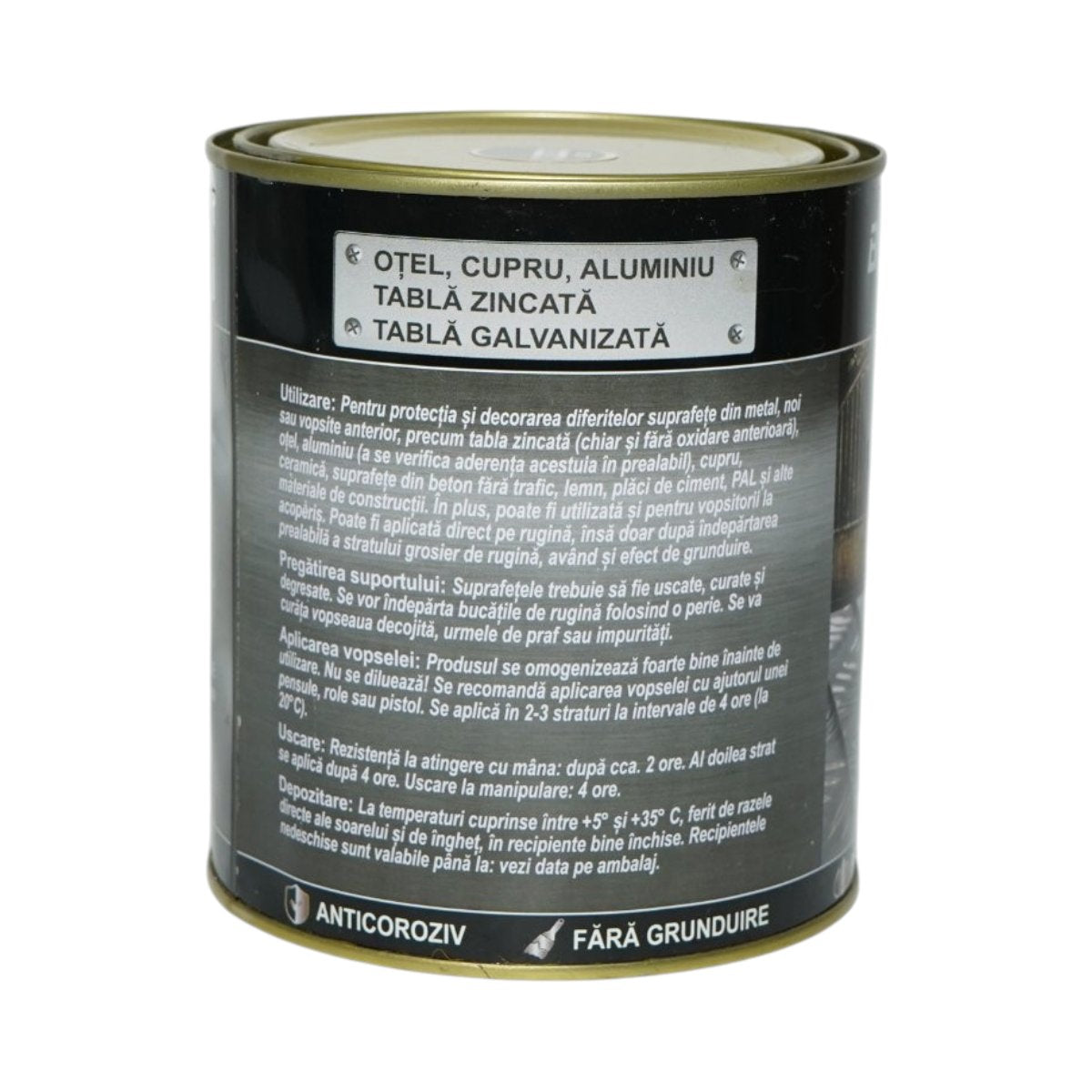 Breckner Germany 3 in 1 rozsdagátló zománcfesték csokoládébarna fényes fém felületekhez 750g, közvetlenül a rozsdára, vízalapú