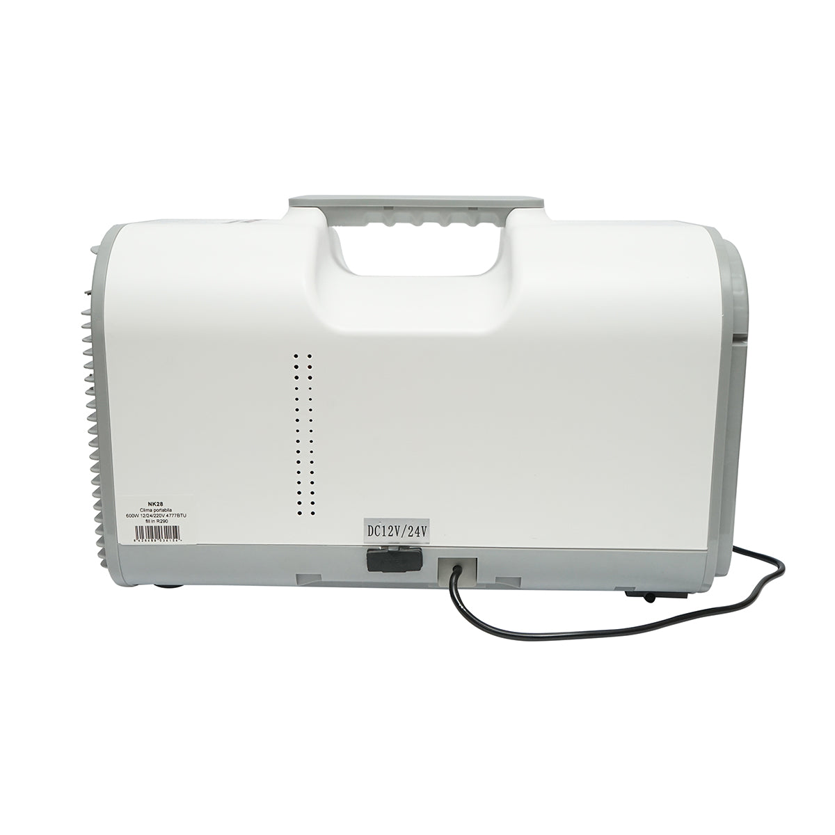 Hordozható légkondicionáló 4777 BTU, 600W, 12V-24V-220V, párátlanító funkcióval, szellőztetéssel, távirányítóval, alvó üzemmóddal, szerelőkészlet tartozék Breckner Germany