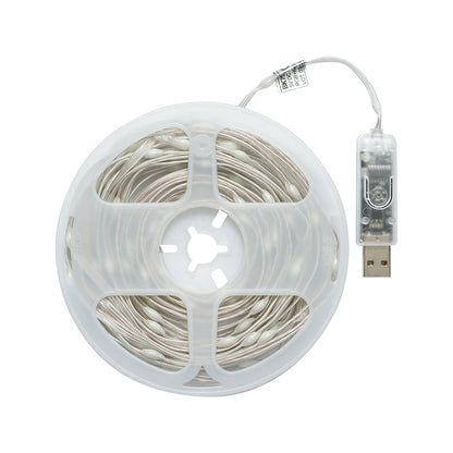 Dekoratív intelligens LED szalagfény 2W/m 5V távirányítóval, zenei vezérléssel, bluetooth, USB alkalmazással, 10m RGB+IC IP68 Breckner Germany