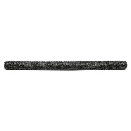 Kerítésháló 90cmx10m 20x20mm-es szemekkel, fekete színű