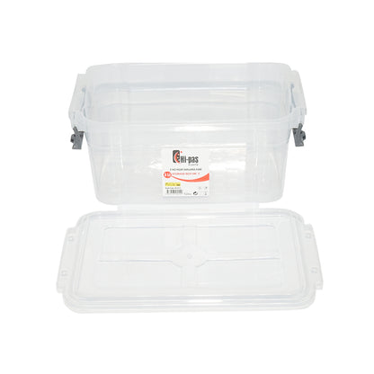 3L tárolódoboz átlátszó műanyag fedéllel 170x255x110mm Breckner Germany