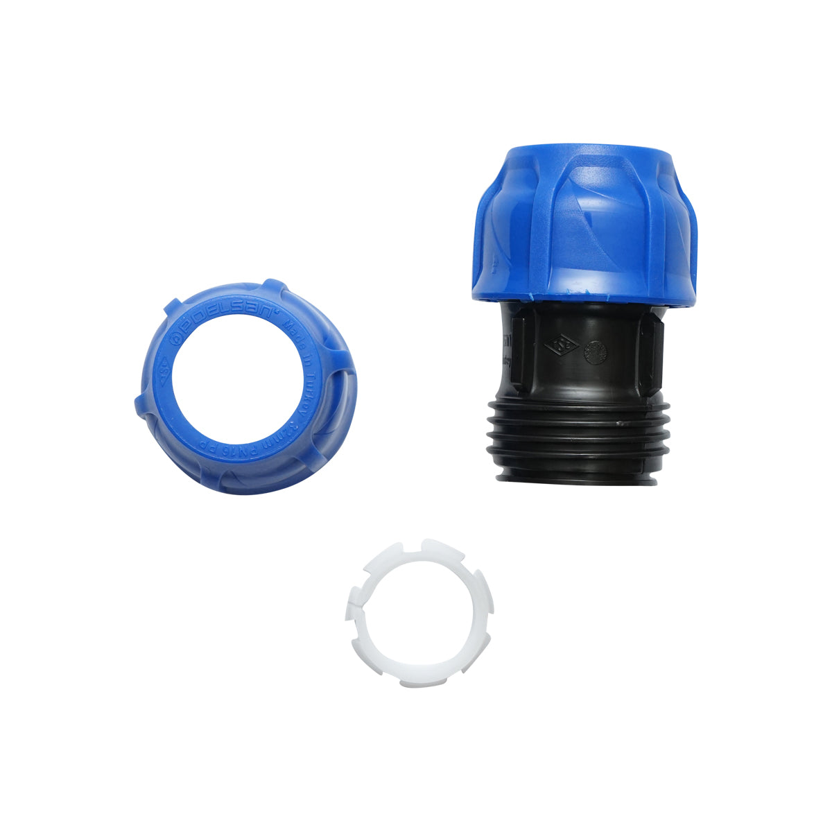 Kompressziós PN16, D32x32mm, max 16bar HDPE öntözőrendszerekhez