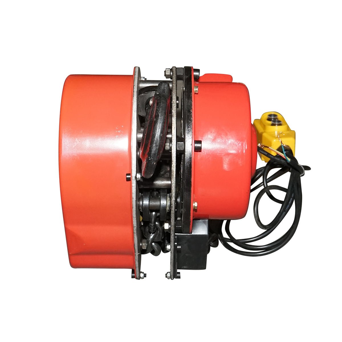 Elektromos acél emelő 380V, 500W, 3m-es lánccal, maximális teherbírás 2000 kg, biztonsági horog Breckner Germany