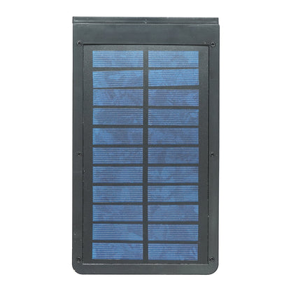 326lm LED-es napelemes lámpa 2,5W/6V-os napelemmel, 3,7V/1,8 Ah akkumulátorral és IP54-es szürkületérzékelővel Breckner Germany