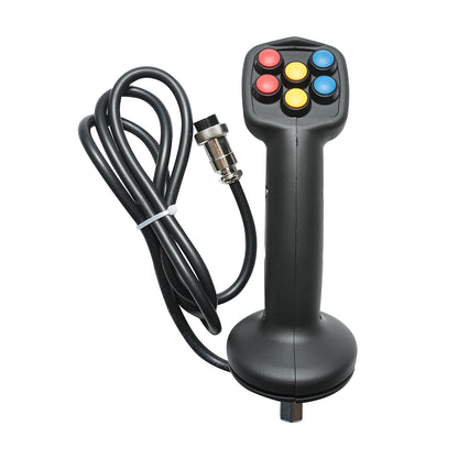 6 gombos elektromos joystick 24V-os vezérlési móddal