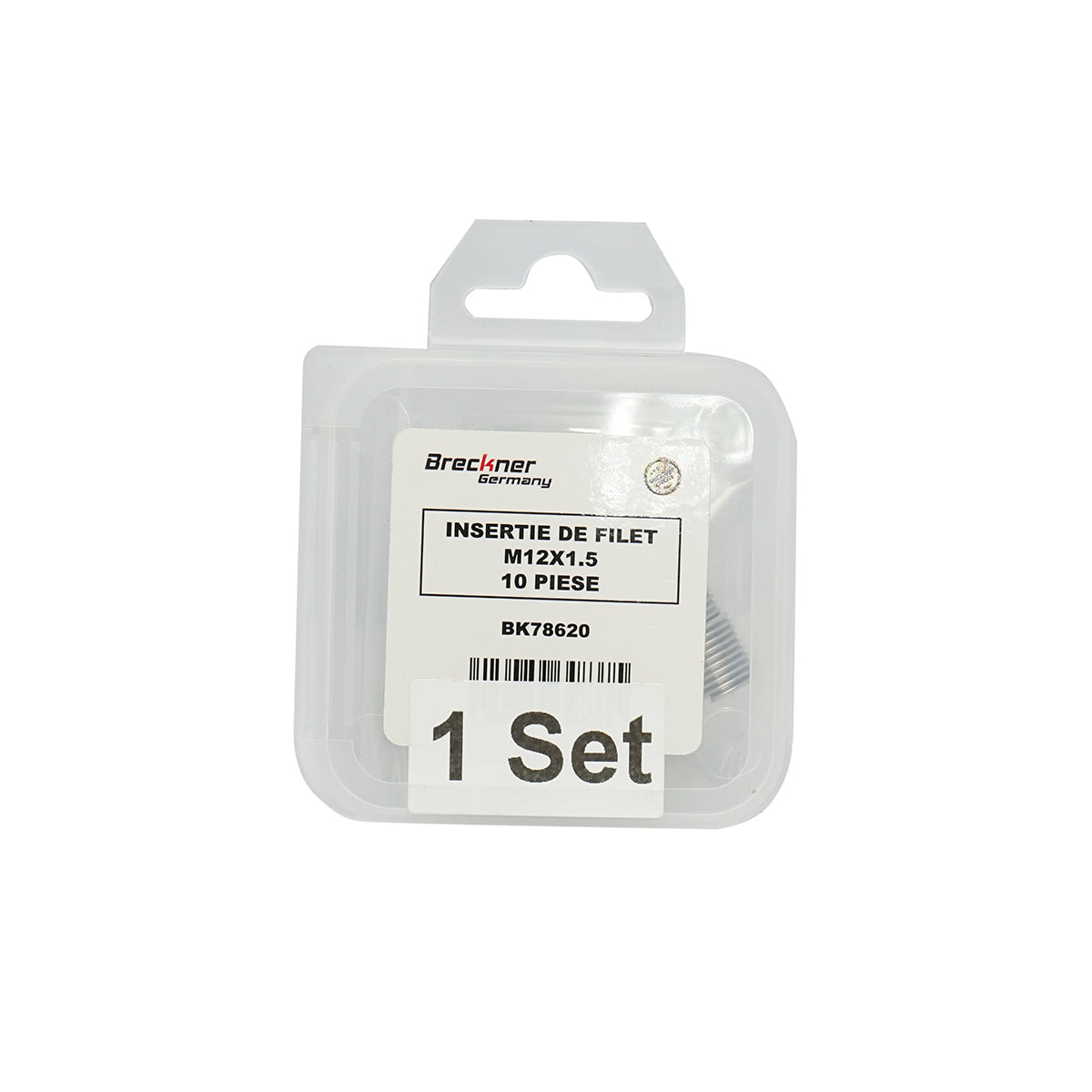Spirálbetét menetjavításhoz M12x1,5mm 10 db Breckner Germany