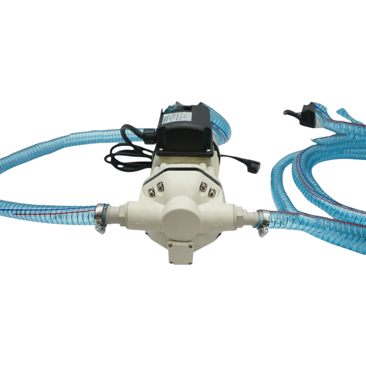 Karbamid oldatszállító szivattyú 220V/330W, áramlási sebesség 40L/min tömlővel és fúvókával IP55 Breckner Germany