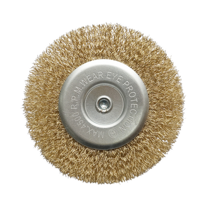 Drótkorong kefe 100mm, 6mm szár, max. 4500rpm Breckner Germany