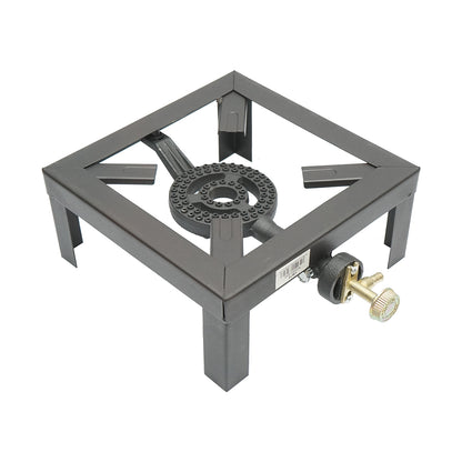 Pirostrie, négyzet alakú gázégő 4 lábbal 250x250x100mm