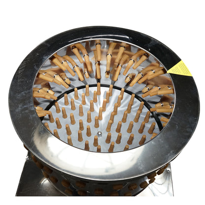 Rozsdamentes acél koppasztó gép, csirke pucoló 2200W, 220V max kapacitás 6 madár, 157 ujj, 240 r/min IP68