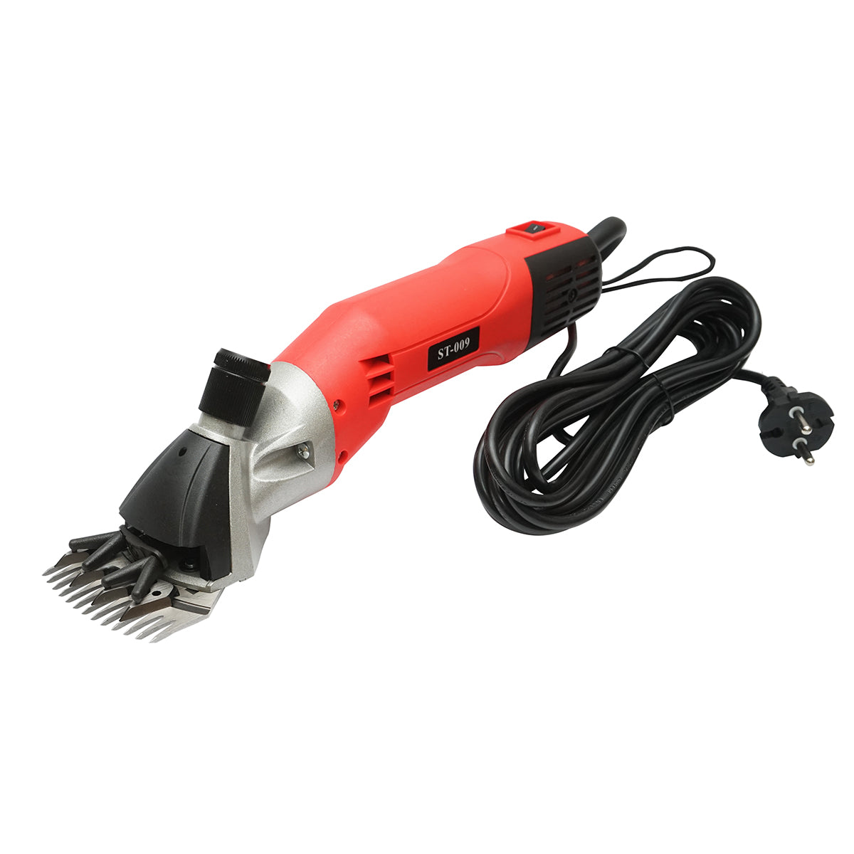 Professzionális nyírógép juhokhoz, kutyákhoz, lovakhoz, tehenekhez 220V/50-60Hz, 500W 2400rot/min, kezelt acél penge és alumínium fej.