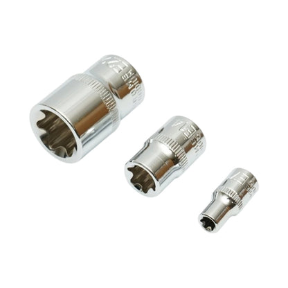E-Torx E4-E24 Cr-V 14 részes tubularis kulcs készlet Breckner Germany