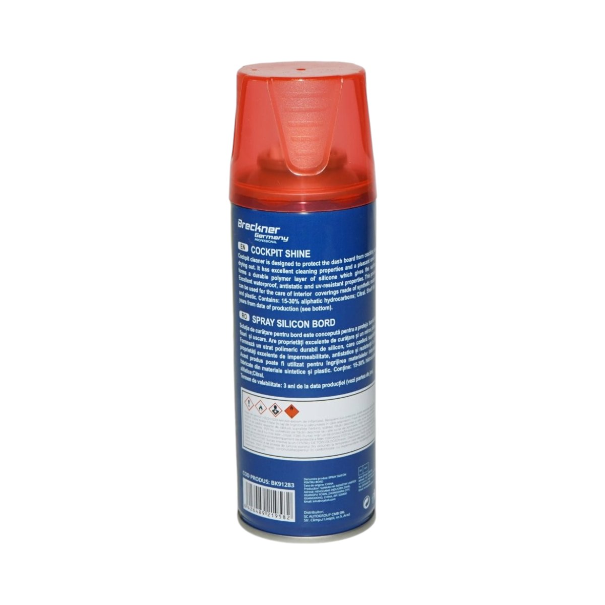 Szilikon műszerfal spray antisztatikus rózsa 200ml Breckner Germany