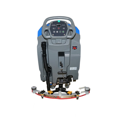 Ipari padlótisztító gép 24V/100Ah, 500W, kefe 510mm, vízlecsapó 850mm, termelékenység 2000 m²/h