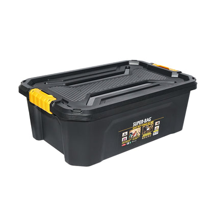 Nagy teherbírású tárolódoboz fedéllel 30L 580x380x200mm