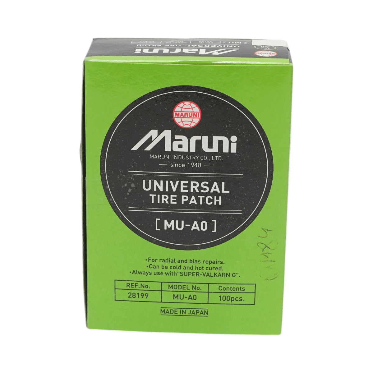 Vulkanizáló foltok kerek 34mm MU-A0 belső csövekhez Maruni made in Japan