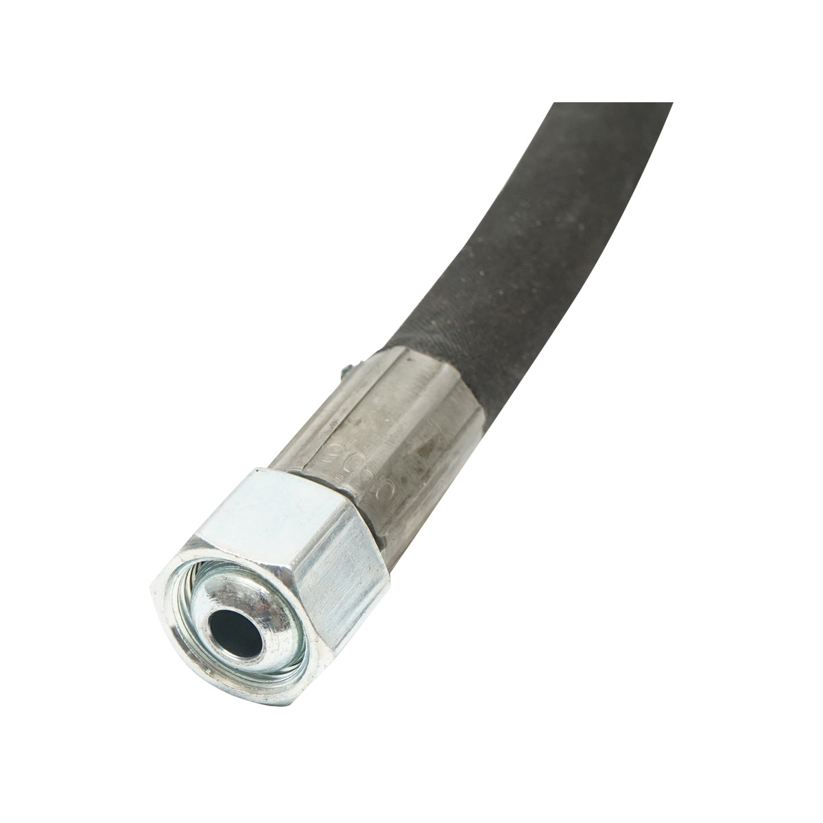 Nyomótömlő DN10 krimpelt páncéllal 1000mm M20x1,5 90 fok, M20x1,5 Breckner Germany