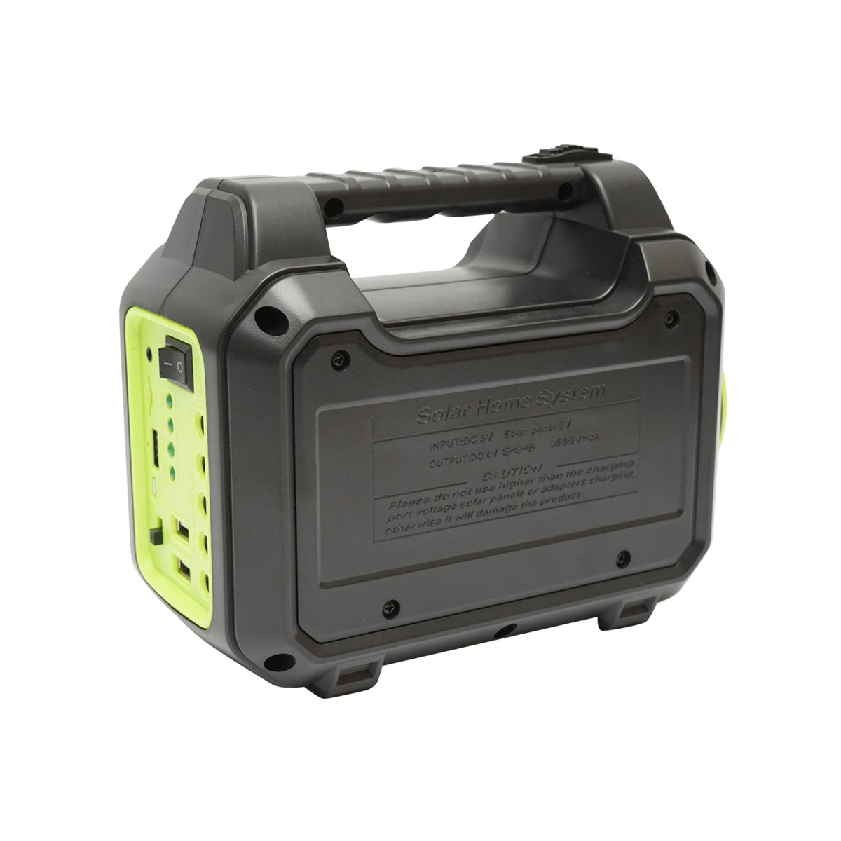 Hordozható LED világító készlet 4 izzóval / projektorral, FM rádióval, napelemmel és 3,7V, 10000 mAH akkumulátorral a halászathoz, kempingezéshez GD-8072