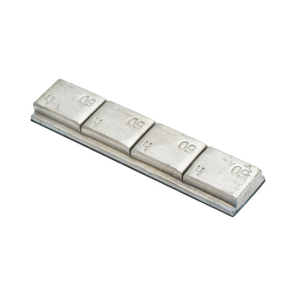 Öntapadós ólom ellensúlyok kerékegyensúlyozáshoz teherautók, gépek, buszok számára Pb 50g (50gx4 db) 20 szalag/doboz Breckner Germany