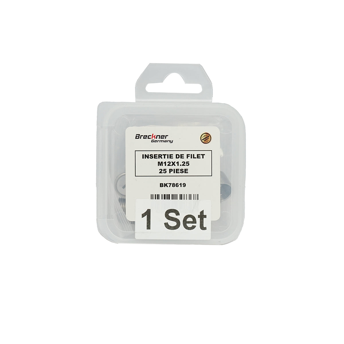 Spirálbetét menetjavításhoz M12x1,25mm 10 db Breckner Germany