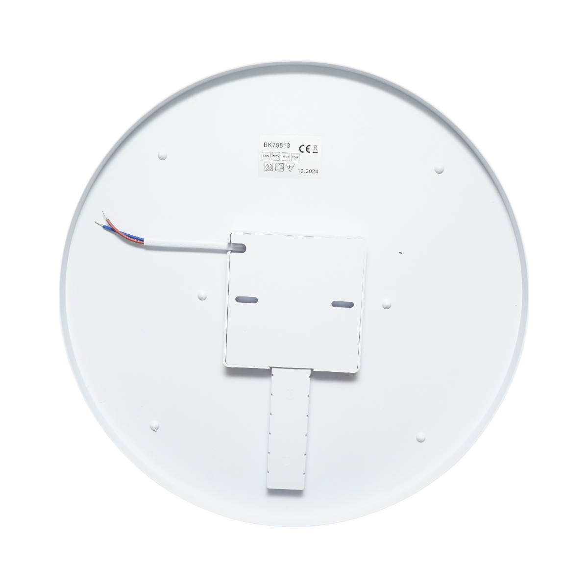 Kerek LED mennyezeti lámpa 48W, 220V szabályozható fény 3CCT 3000K/4000K/6500K 300x40mm IP20