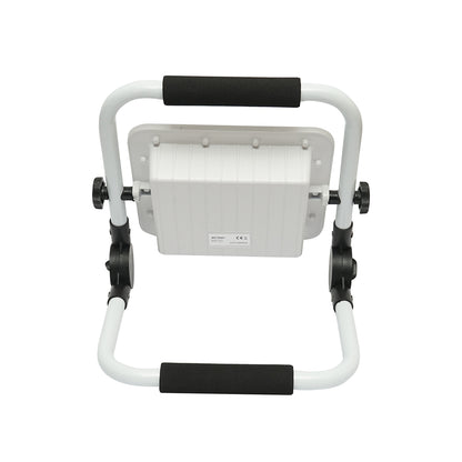 Hordozható LED munkalámpa 60W, 6500K, újratölthető akkumulátorral és IP65 IP65 állványkerettel