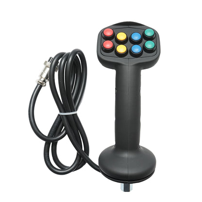 8-gombos elektromos joystick 24V-os vezérlési móddal