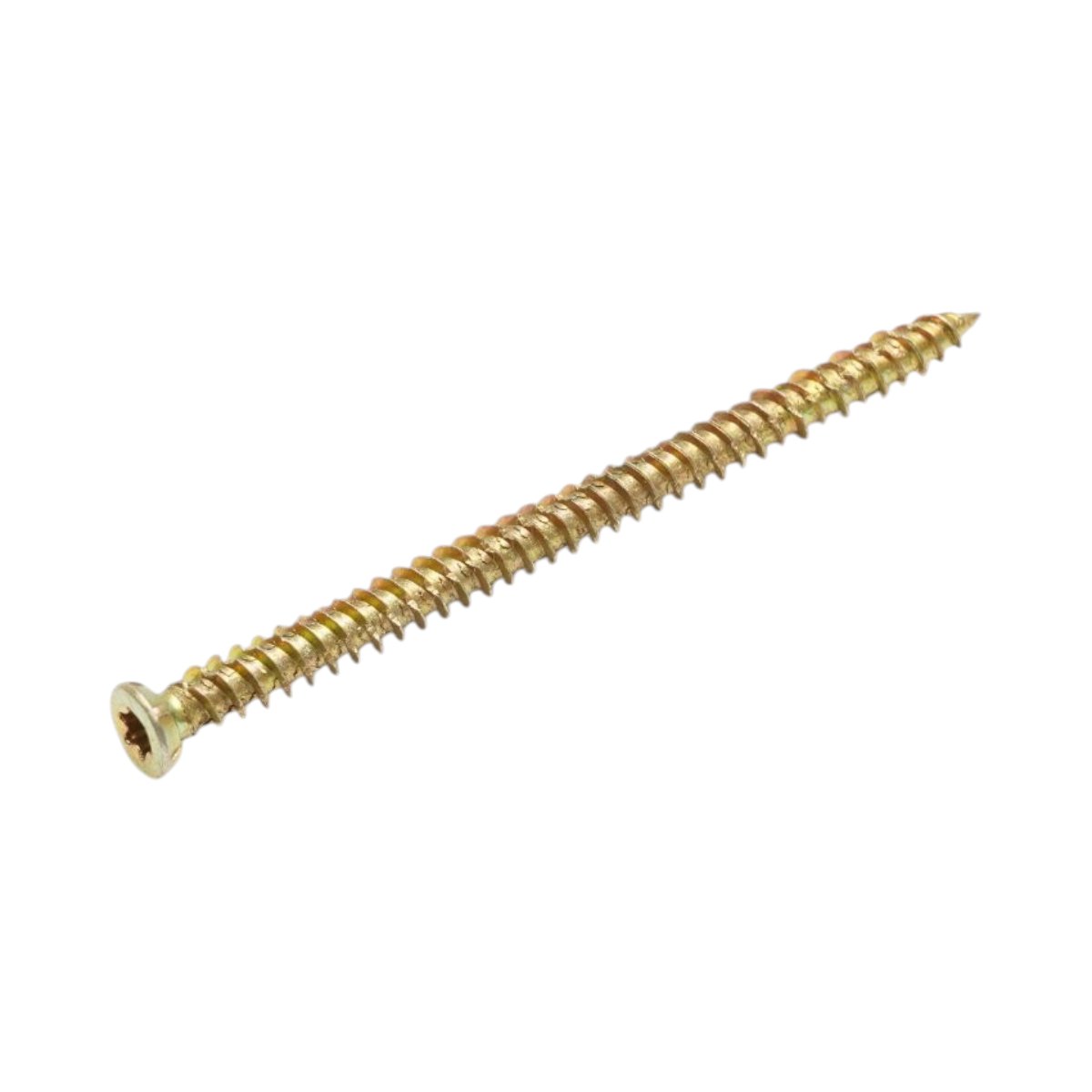 Ajtó-ablak szerelőcsavar 7.5x112mm, torx TX30, sárga cinkozott acél 100 db/doboz