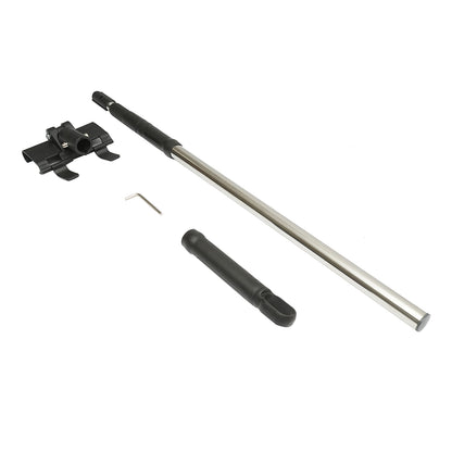3 darabos professzionális rozsdamentes acél olló készlet 30/55/100cm, 85-200cm-es teleszkópos nyéllel ellátott tartóval