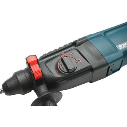 800 W-os fúrókalapács, 3 joule, SDS Plus tokmánnyal, átmérő 26 mm, fordulatszám 900 fordulat/perc Breckner Germany
