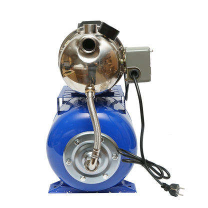 Víznyomásfokozó, hidrofor, 550W 220V, áramlás 45 L/min, H35m, tartály 24L, fordulatszám 2850 r/min AUTOJS80S Breckner Germany
