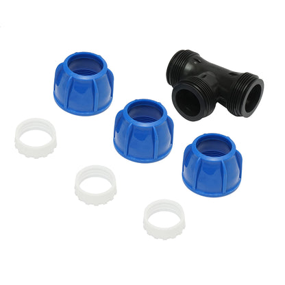 Egyenletes tömörítő cső D50x50x50mm PN16 öntözőrendszerekhez