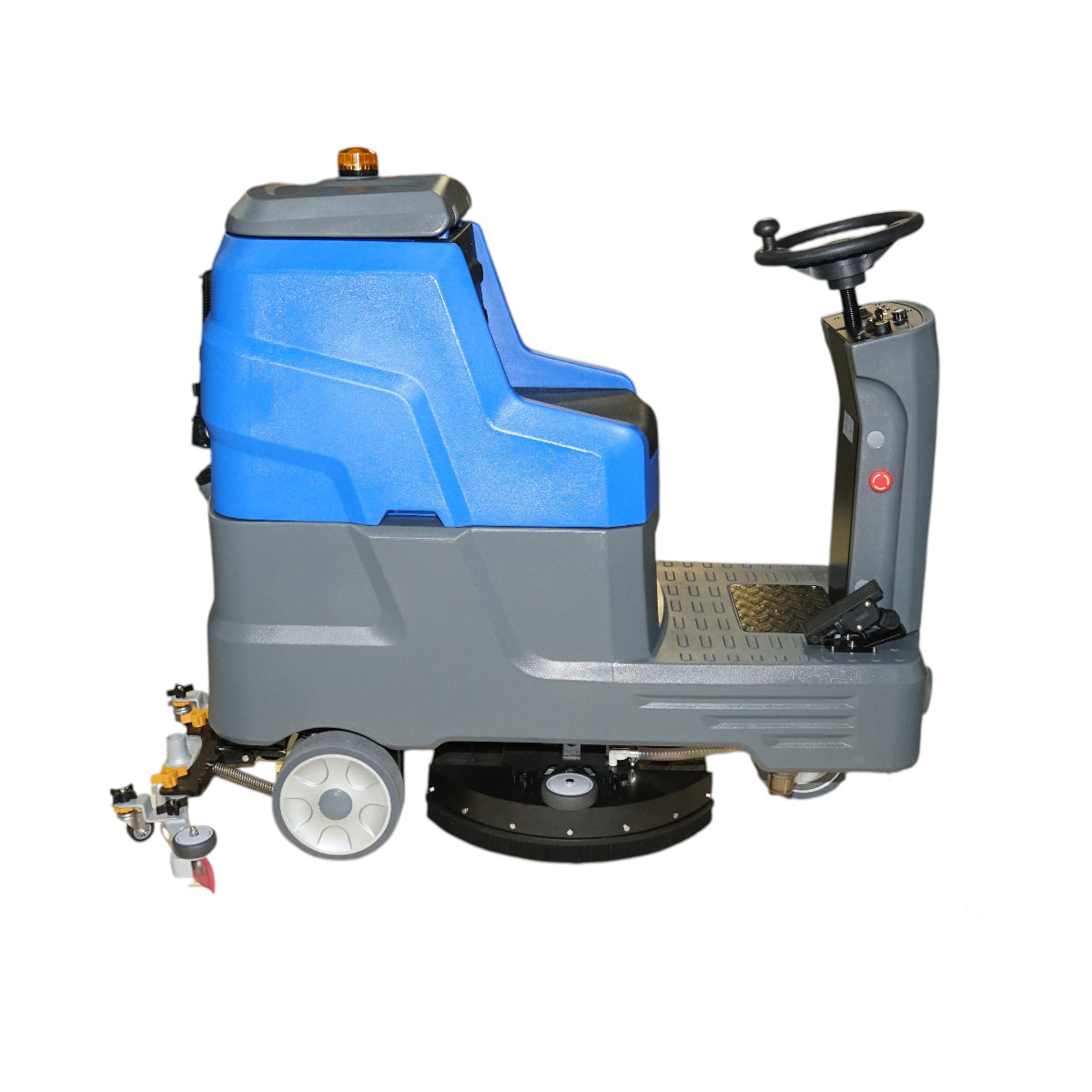 Ipari padlótisztító gép 24V/100Ah, 500W, kefe 560mm, lekaparó 1030mm, termelékenység 3500 m²/h