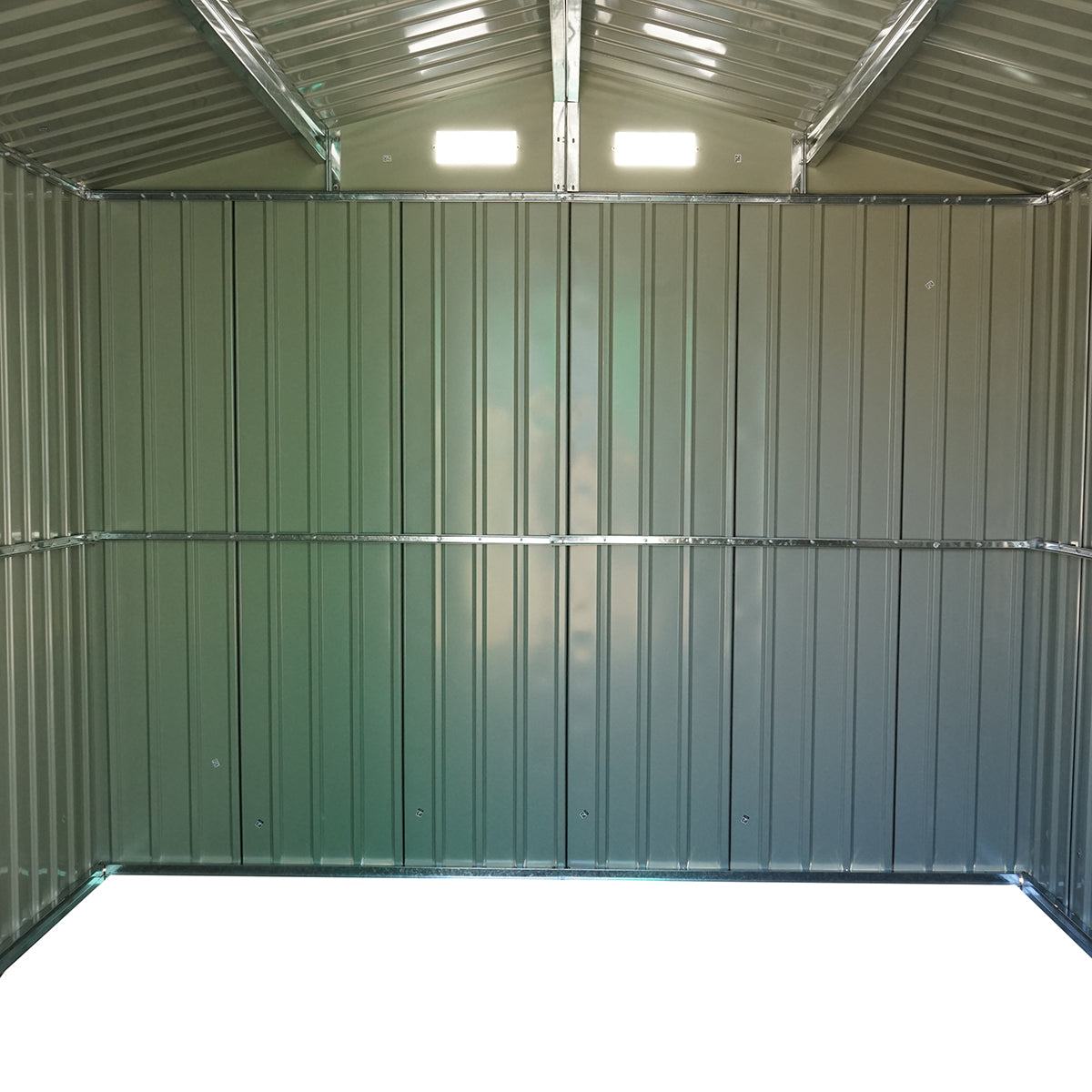 Fém kerti tároló 259x257x212cm